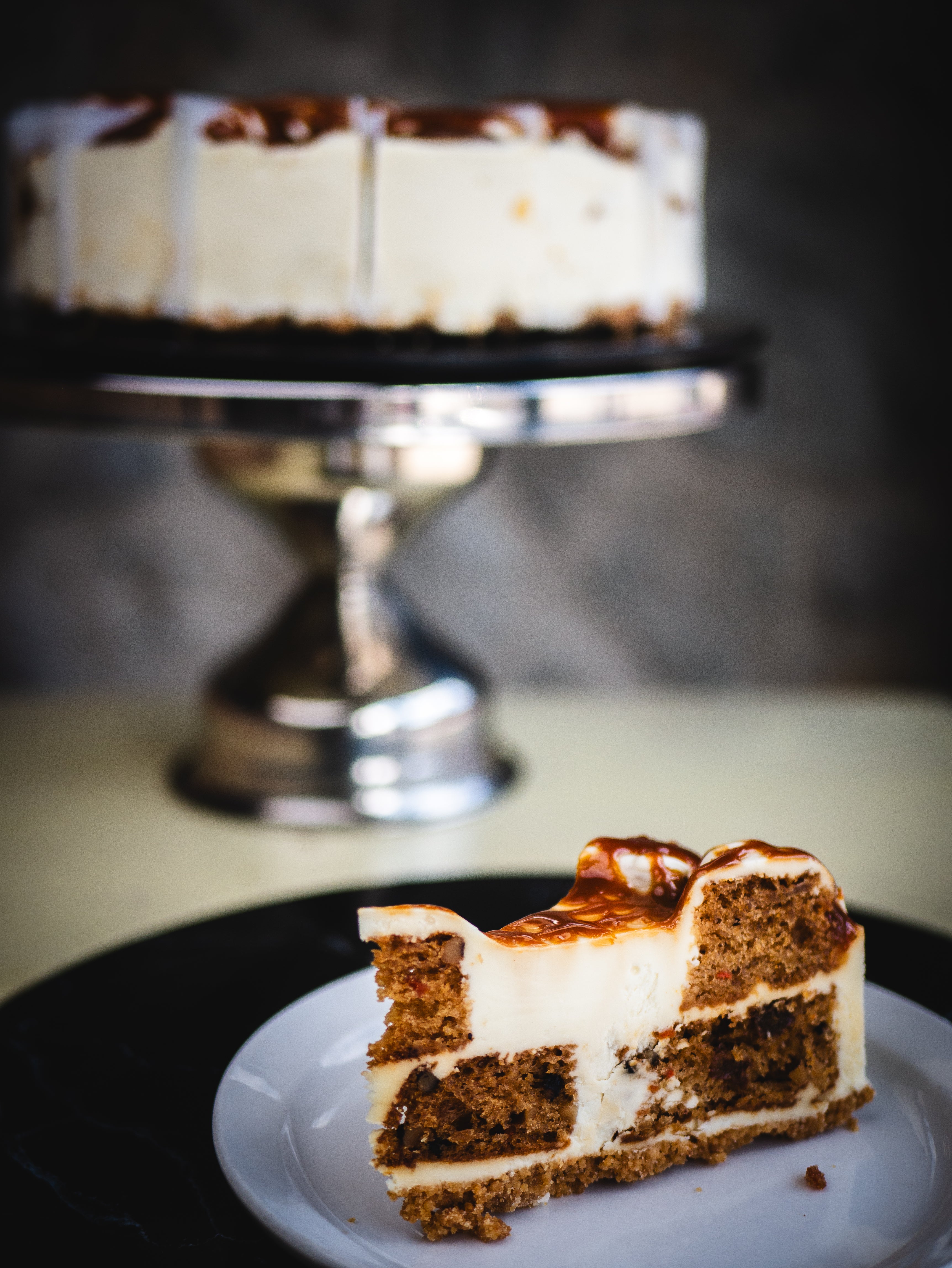 Carrot Caramel Cheesecake