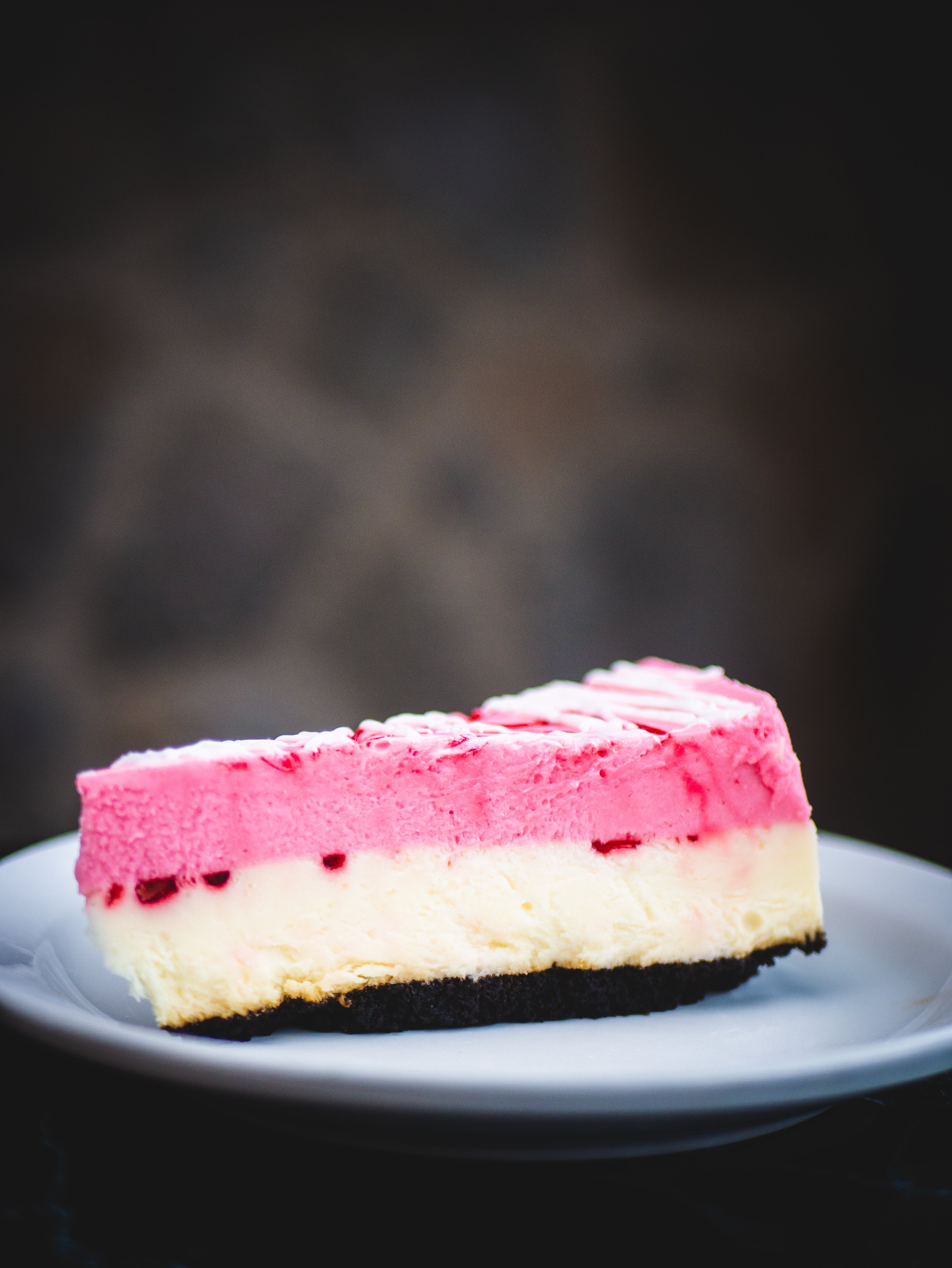 Raspberry White Chocolate Cheesecake